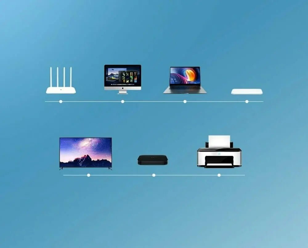 Ugreen 1m Cat 6 Core - 8 U/UTP 1000Mbps Lan Cable For Connecting a computer to a printer , router, switch box or other network element (20159) - Ugreen India