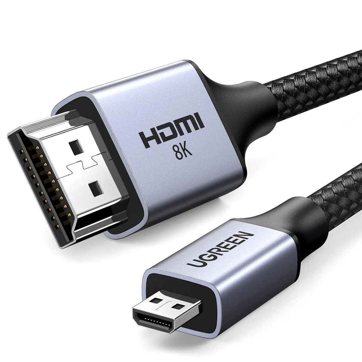 UGREEN 1M Micro HDMI to HDMI 8k@60Hz Cable (15516) - Ugreen India