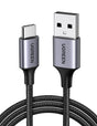 Ugreen 1m Usb - A 2.0 Male To Usb - C Male Cable, Nickel Plating/Aluminum Shell/ Braided For Charging Adapter, Smartphone (60126) - Ugreen India