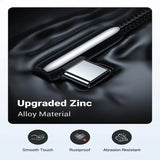 UGREEN 1m USB A 2.0 Right Angle 90 Degree Male to Usb C Male Braided Cable with Zinc Alloy Shell Compatible for Samsung Galaxy S10 S10e S9 Plus Note 9 8, LG G8 G7 V40 V20 V30, Moto Z Z3, Nintendo Switch etc. (70413) - Ugreen India