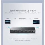 UGREEN 1x4 HDMI Splitter, 4K@60Hz HDMI 2.0 Splitter 1 In 4 Out with DC 5V 1A Power Adapter, Supports UHD, Full HD, 3D for TV, Monitor, Projector (50708EU) - Ugreen India