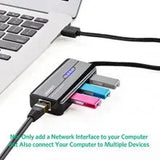 UGREEN RJ45 ईथरनेट एडाप्टर 3*USB 2.0 हब USB नेटवर्क एडाप्टर 10/100Mbps के साथ Nintendo स्विच Wii Windows Surface Pro MacBook Air Retina Chromebook और अधिक PC आदि के लिए संगत. (20264) 