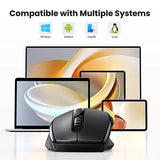 UGREEN 2.4G 1600 DPI 6 Buttons Wireless Mouse with Nano Receiver, 3 Adjustable DPI Levels for PC, Laptop, iMac, MacBook, Microsoft Pro, Office Home, Black (45012) - Ugreen India