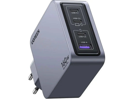 Ugreen 160W Nexode Pro 4-Port GaN Pd Fast Charger With Usb C Cable (25877) - Ugreen India