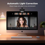 UGREEN 2K Webcam for PC, Ultra HD 1080P Streaming Camera with Dual Noise - Reducing Microphones, Autofocus, Low - Light Correction, Plug & Play USB (75330) - Ugreen India