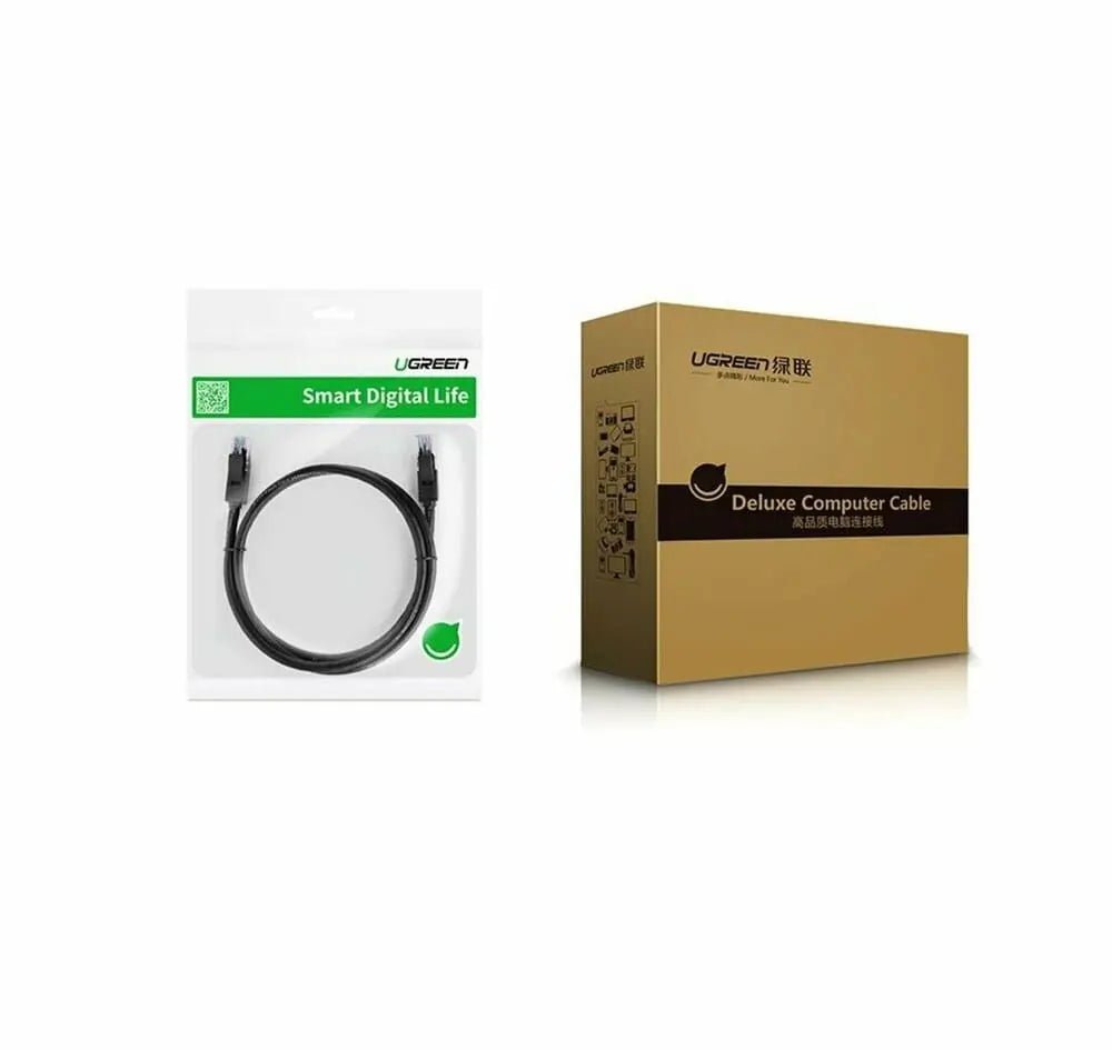 Ugreen 2m Cat 6 Core - 8 U/UTP 1000Mbps Lan Cable , router, switch box or other network element etc.(20160) - Ugreen India