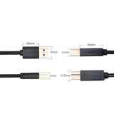 UGREEN 2M USB 3.0 A to B Printer Cable, High Speed Male to Male Cord Compatible with HP, Canon, Epson, Brother Printers, Scanners, Fax, Hard Drives – (10372) - Ugreen India