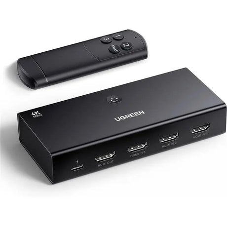 UGREEN 3 In 1 Out 4K@60Hz HDMI Switch With Remote - Ugreen India