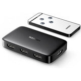 UGREEN 3 in 1 Out HDMI Switcher Splitter Box with IR Remote Control, Support 4k@30Hz/3D/HD1080P Compatible for Nintendo Switch PS4 Xbox One Apple TV Fire Stick Blu - Ray Player Projector etc. (80125) - Ugreen India