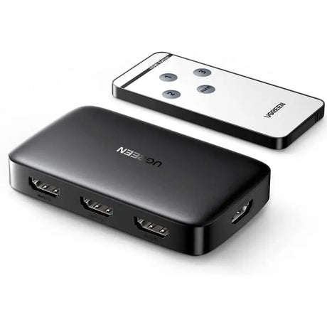 UGREEN 3 in 1 Out HDMI Switcher Splitter Box with IR Remote Control, Support 4k@30Hz/3D/HD1080P Compatible for Nintendo Switch PS4 Xbox One Apple TV Fire Stick Blu - Ray Player Projector etc. (80125) - Ugreen India