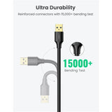 UGREEN 3m USB 3.0 Type A Male to Female Extension Cable, 5Gbps Data Transfer for PlayStation, Xbox, Oculus VR, USB Flash Drive, Card Reader, Hard Drive, Keyboard, Printer, Camera etc. (30127) - Ugreen India