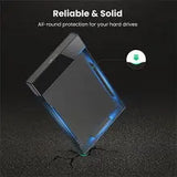 UGREEN 2.5 Inch External Hard Drive Enclosure USB 3.0 SATA III 5Gbps UASP HDD SSD Case 7mm 9.5mm Portable Laptop PC (30848)
