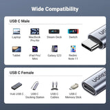 UGREEN 3.3Ft/1M USB C Extension Cable, USB C 3.2 Nylon Braided Type C Male to Female Cord 100W 10Gbps Compatible with Steam Deck, Hubs, MacBook Mini 2023/Pro, iPad, etc.(30205) - Ugreen India