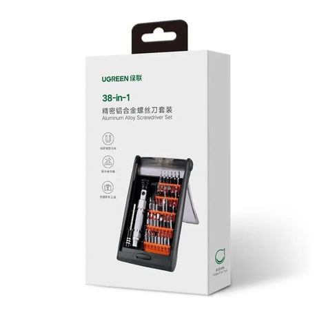 UGREEN 38 - in - 1 Precision Screwdriver Set, Aluminum Alloy Magnetic Repair Tool Kit with Bits for Laptop, PC, Smartphone, Tablet, Camera, Watch, Electronics – (80459) - Ugreen India