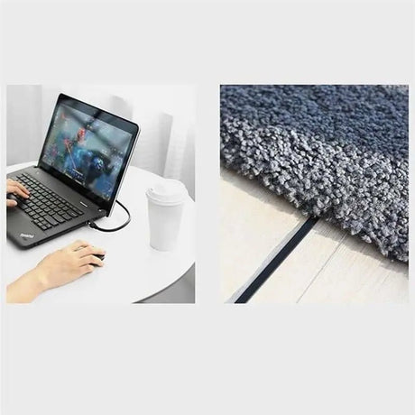 Ugreen 3m Cat 6 U/UTP 1000Mbps Pure Copper Flat Lan Cable For Connecting a computer to a printer, router, switch box or other network element (50186) - Ugreen India