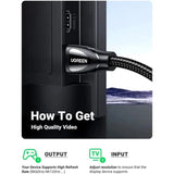 UGREEN 3m HDMI 2.1 Male To Male 8K@60Hz Cable UHD High Speed 48Gbps data transfer - Ugreen India