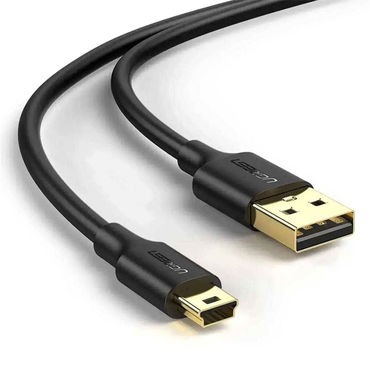 UGREEN 3M USB 2.0 A Male to Mini B 5 - Pin Fast Data Charging Cord Compatible with Hero 3+, Game Controller, Digital Camera, Dash Cam, MP3 Player, GPS Receiver, SatNav, PDAs (10386) - Ugreen India