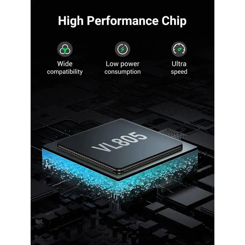 UGREEN 4 Port USB 3.0 PCI - E Card 5Gbps With 15 - pin SATA Power Connector for PC Host Compatible with Windows 10/8/7/XP/Vista(30716) - Ugreen India