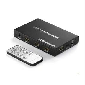 UGREEN 4x2 HDMI Matrix Switch 4 In 2 Out HDMI Splitter with IR Remote 1080P 3D Video TV Projector Monitor 40216 Ugreen