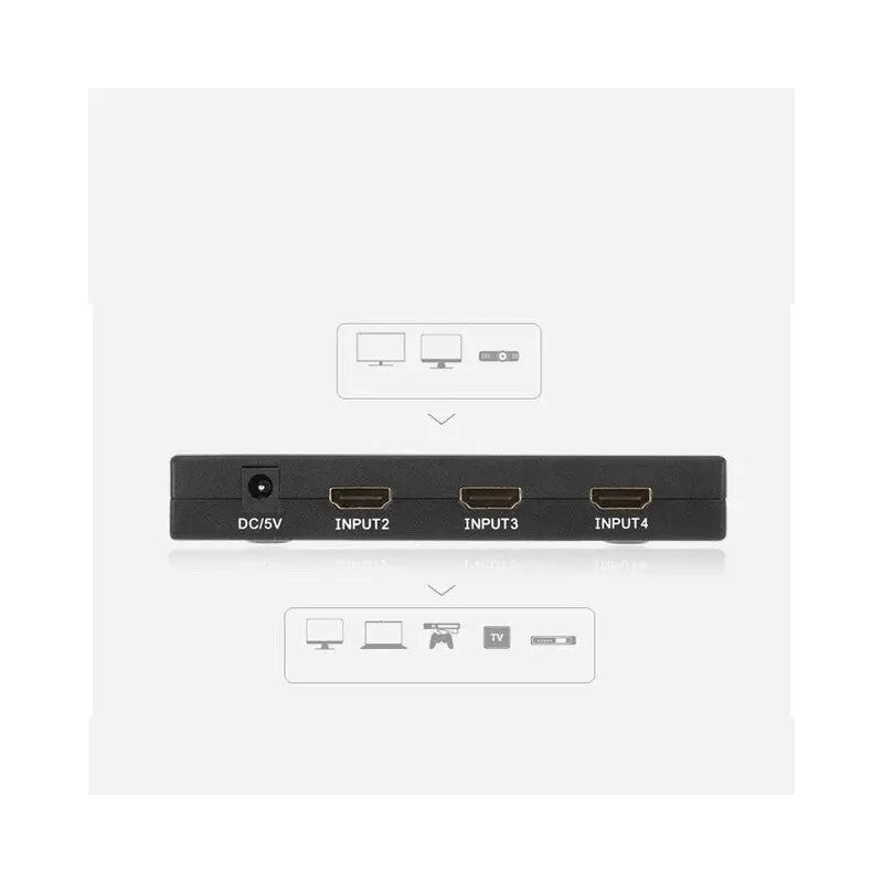 Ugreen 4x2 Matrix Hdmi সুইচ বক্স আপপোর্ট 1080p &amp; 3D (40216) 