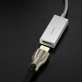 UGREEN USB-C to HDMI Adapter with 20cm Cable, 4K@30Hz Video Converter, USB-C Male to HDMI Female, Compact Design – White (40273)