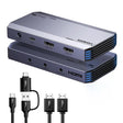 UGREEN 4K@60Hz Capture Card, Ultra HD HDMI Video Capture Card 1080P@240Hz USB 3.0 Ultra - Low Latency with VRR and HDR for Streaming, Gaming, Recording Compatible with iPad, Switch, PS5, Xbox, PC, Mac (25173) - Ugreen India