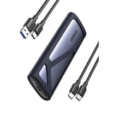 UGREEN 512GB M.2 NVMe Portable External SSD, Up to 1000MB/s Read Write, USB C 3.2 Gen 2 10Gbps, Thunderbolt 3 Compatible, High - Speed Solid State Drive for Laptop, PC, MacBook, iPad, Smartphones (90264/512) - Ugreen India