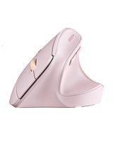 UGREEN 55917 M571 pink vertical wireless mouse, side view