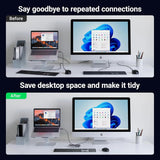 UGREEN 5Gbps USB C Switch 2 PCs Sharing 4 USB Devices for 2 Computers Sharing Keyboard, Mouse, Webcam, Printer with 2 USB C Data Cables and Remote (25098) - Ugreen India