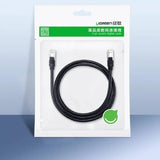 UGREEN 5M Cat 6 Ethernet Cable, U/UTP Pure Copper LAN Network Cable, 1000Mbps High Speed RJ45 Patch Cord, Compatible with Router, Modem, Switch, Laptop, PC, PS5, Xbox – Black (50194) - Ugreen India