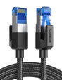UGREEN 5M Cat 8 High Speed Braided Ethernet Cable 40Gbps 2000Mhz RJ45 Shielded Indoor Heavy Duty LAN Cables Compatible for Gaming PC PS5 PS4 PS3 Xbox Modem Router - Black (80433) - Ugreen India