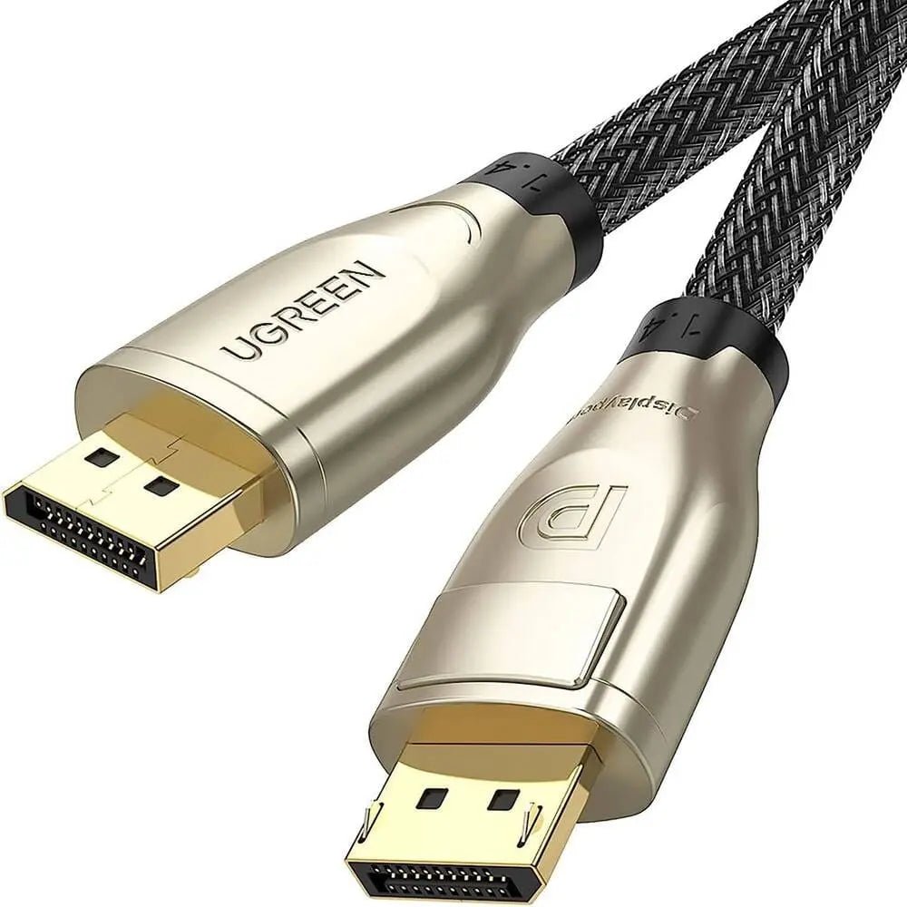 UGREEN 5M DisplayPort 1.4 Cable, DP to DP Male to Male, 8K@60Hz 4K@144Hz Ultra HD, HDR, High Refresh Rate, Compatible with Monitor, Graphics Card, Laptop, PC, Projector (80724) - Ugreen India