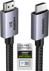 UGREEN 5M HDMI 2.1 Cable 8K 60Hz 4K 240Hz 165Hz 144Hz 120Hz 48Gbit/s High Speed UHD eARC HDR 10+ HDCP Dolby Vision VRR Compatible(35376) - Ugreen India