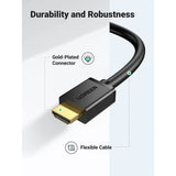 UGREEN 5M HDMI to DVI Cable Bi - Directional, DVI - D 24+1 Male to HDMI Male Adapter Cord 1080P Full HD Compatible with Monitor, Projector, Graphics Card, PC, Laptop, HDTV – (10137) - Ugreen India