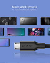 UGREEN 60827 3m USB 2.0 A to micro USB cable for micro USB devices
