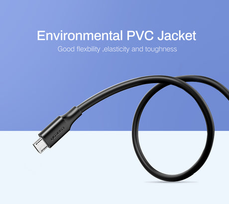 UGREEN 60827 3m USB 2.0 A to micro USB cable environmental PVC jacket