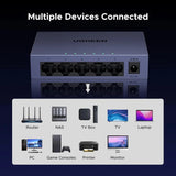 UGREEN CM933 5-Port Gigabit Easy Smart Managed Ethernet Switch with VLAN, QoS & Link Aggregation – 65956