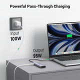 UGREEN USB-C 7 IN 1 Multifunctional Adapter, 1*HDMI, 2*USB-C 3.2, 1*USB-A 3.2, 1*SD/TF, 1* 100W PD (45521) - Ugreen India