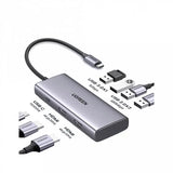 Ugreen 7 In 1 Usb C Multifunctional Adapter, 2*Hdmi, 2*Usb A 3.0, 3* Usb A 2.0, 1*100W PD (35897) - Ugreen India