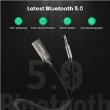 UGREEN Bluetooth 5.3 Car AUX Receiver 3.5mm Wireless Audio Adapter Hands-Free Calling HiFi Music Streaming (70601)