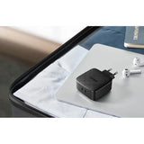 UGREEN 66W 2-পোর্ট USB C PD চার্জার PPS 20W USB C সাপোর্ট করে MacBook Pro/Air, iPad Pro, iPhone 13, iPhone 12 Pro, 11, Dell XPS 15, Surface Go, Galaxy S21 ইত্যাদির সাথে সামঞ্জস্যপূর্ণ (70867)
