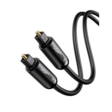 Ugreen 1m Toslink Male To Male Fiber Optical Audio Cable Supports with S/PDIF, ADAT's, Dolby Digital & DTS Compatible With Toslink ports, like a CD/Blu-Ray/DVD player & game console (70890) - Ugreen India