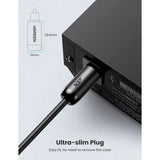 Ugreen 1m Toslink Male to Male ফাইবার অপটিক্যাল অডিও কেবল S/PDIF, ADAT's, Dolby Digital এবং DTS সাপোর্ট করে যা Toslink পোর্টের সাথে সামঞ্জস্যপূর্ণ, যেমন CD/Blu-Ray/DVD প্লেয়ার এবং গেম কনসোল (70890) 