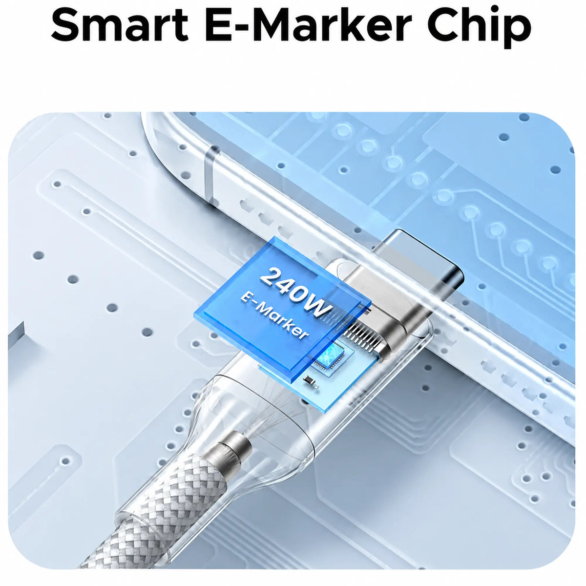 UGREEN 75731 240W E-Marker Chip Type-C to Type-C PD 1M Fast Charging Cable