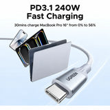 UGREEN 75731 240W E-Marker Chip Type-C to Type-C PD 1M Fast Charging Cable