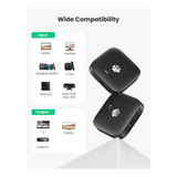 UGREEN 2 In 1 Out HDMI সুইচার সাপোর্ট 4K@60Hz 3D HD 1080P ফায়ার স্টিক, Xbox, PS3/PS4, Roku, ব্লু-রে প্লেয়ার, HDTV, প্রজেক্টর, ডিসপ্লে মনিটরের জন্য সামঞ্জস্যপূর্ণ (80126) 