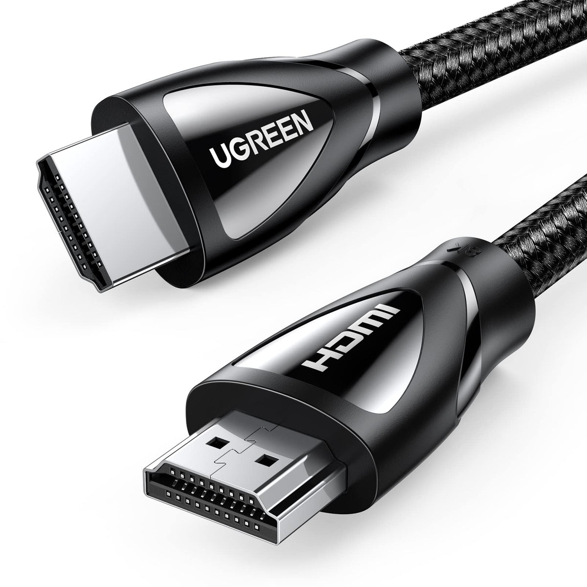 UGREEN 80403 braided HDMI 2.1 cable connectors
