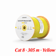 UGREEN NW151 80426 yellow Cat 8 Ethernet cable on a 305 m reel