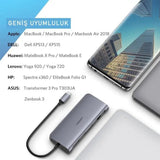 UGREEN 9 - in - 1 USB Type C Docking Station With 4K HDMI, VGA, Gigabit Ethernet, PD Charging, 3*USB 3.0 Ports, SD Card Reader Compatible for MacBook Pro 2018 2017, Dell XPS 13 (40873) - Ugreen India
