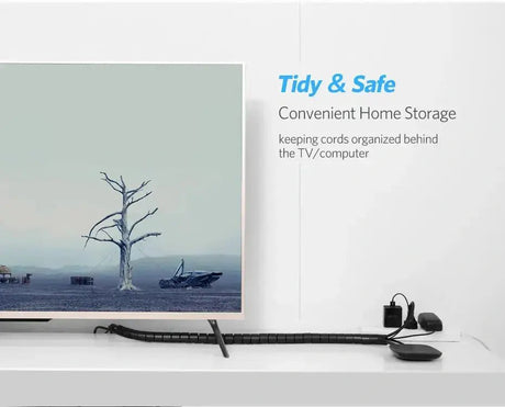 UGREEN Cable Management Sleeve 5M | 25mm Wire Organizer Tube | Home & Office | 30820 - Ugreen India